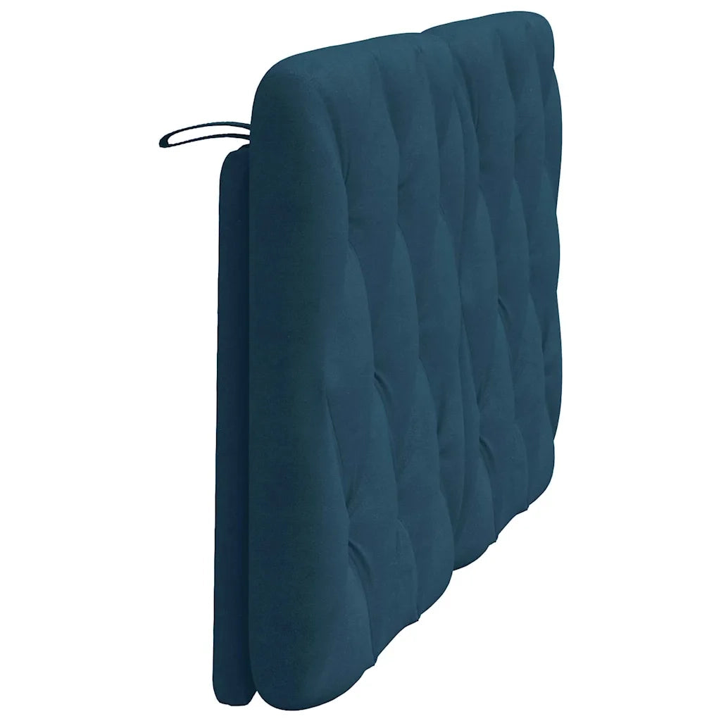 Cuscino Testiera Blu 140 cm in Velluto CFW1547835