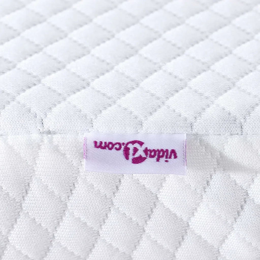 Topper per materasso Bianco 80 x 200 cm Tessuto Jacquard 4106221