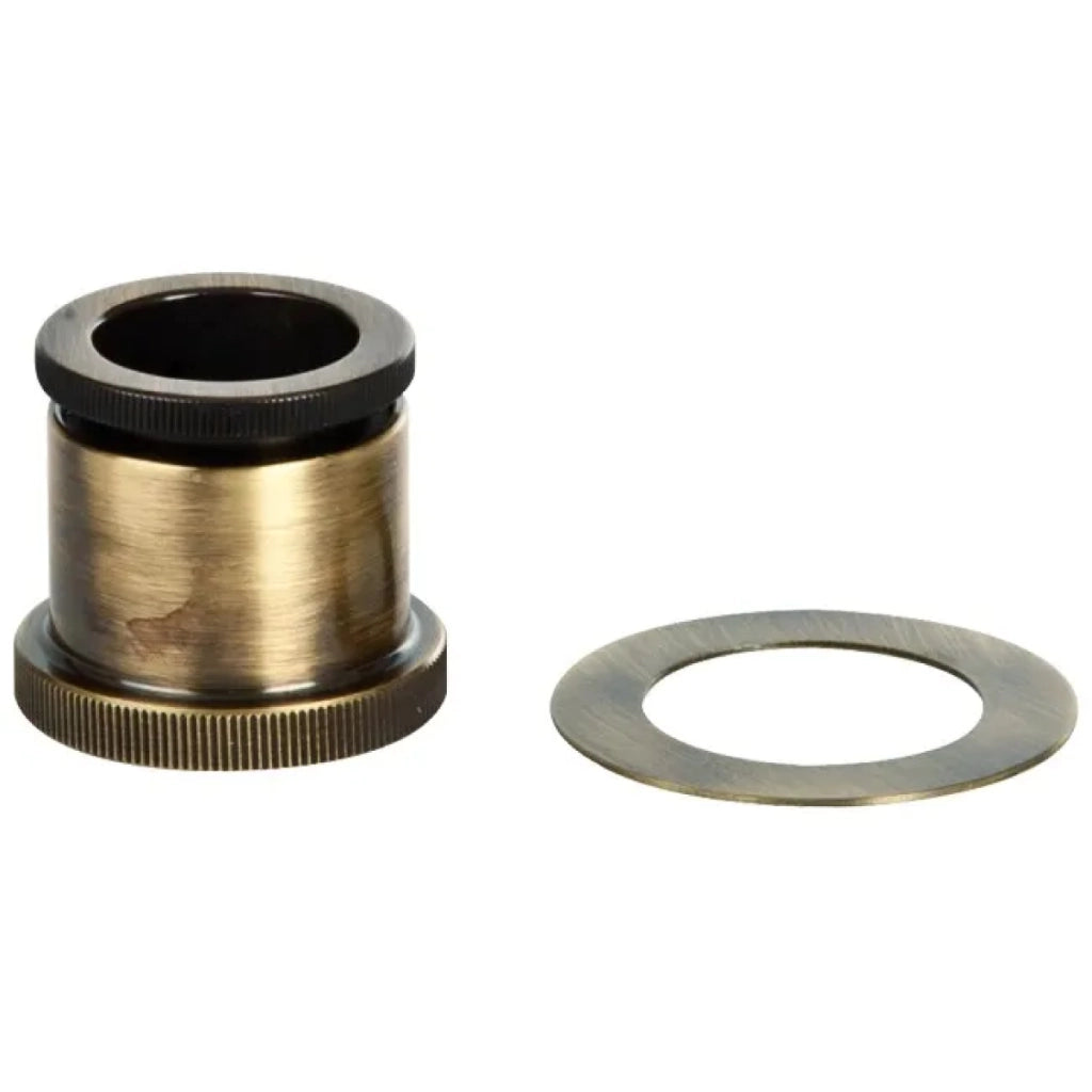 RACCORDO PER PULSANTE DI SCARICO IN OTTONE COLORATO BRONZATO   PORTA & BINI RUBINETTERIE SNC