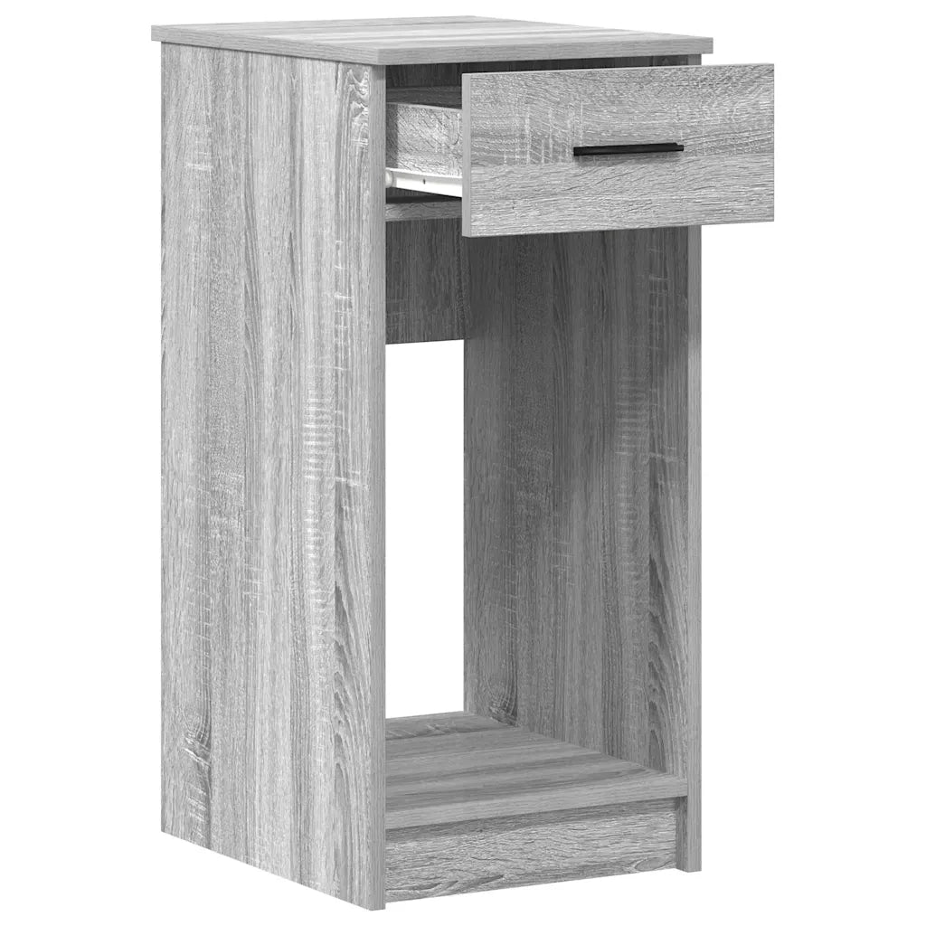 Supporto a Torre per Computer con Cassetto Grigio 35x45x77 cm 858745