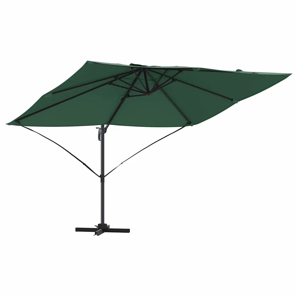 Ombrellone Verde 351 x 250 x 260 cm Poliestere e Alluminio 42003344