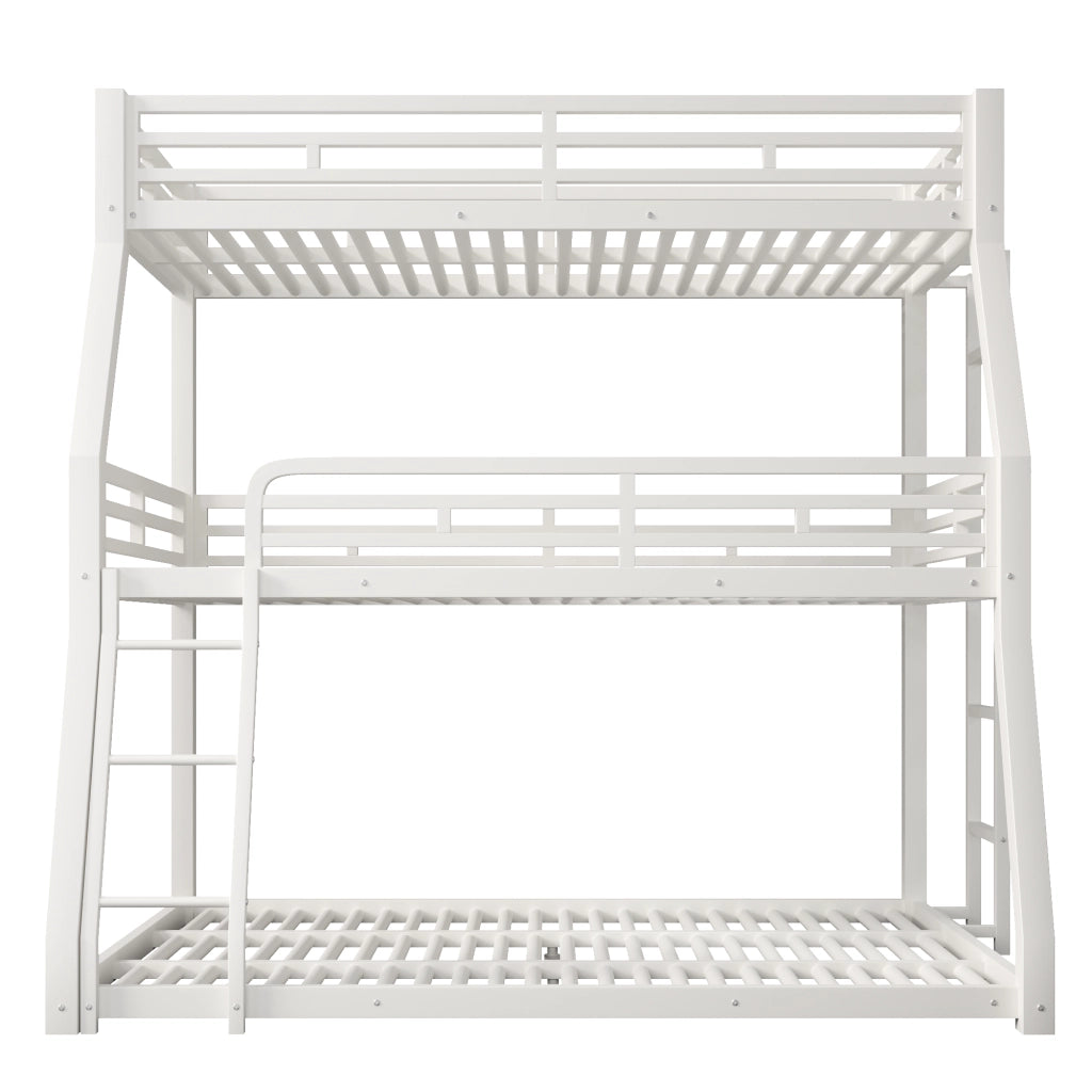 letto a castello metallo bianco 140 x 200 cm