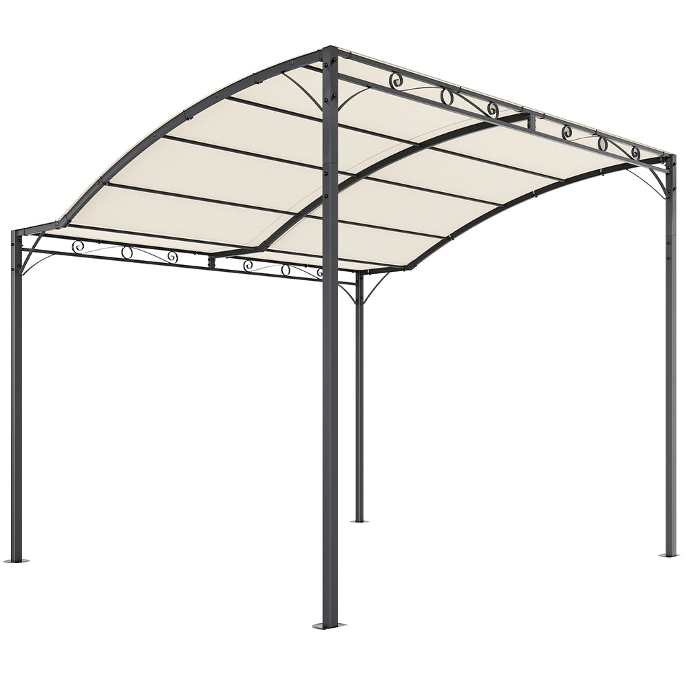 Gazebo Pergola 3 x 2,5 m da Esterno Rivestimento Anti UV Resistente alle Intemperie