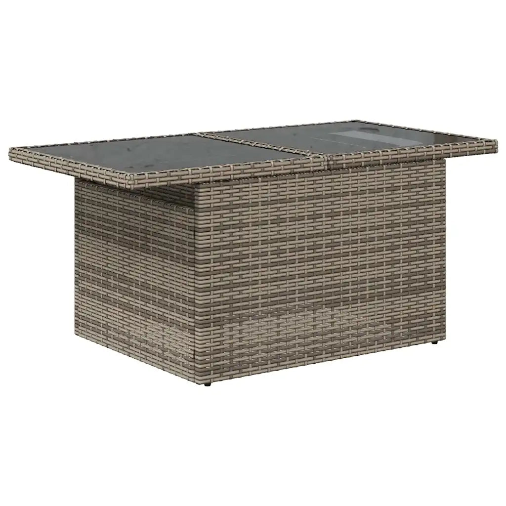 Set Divano da Giardino con cuscino 7 pcs Grigio polyrattan 3348655