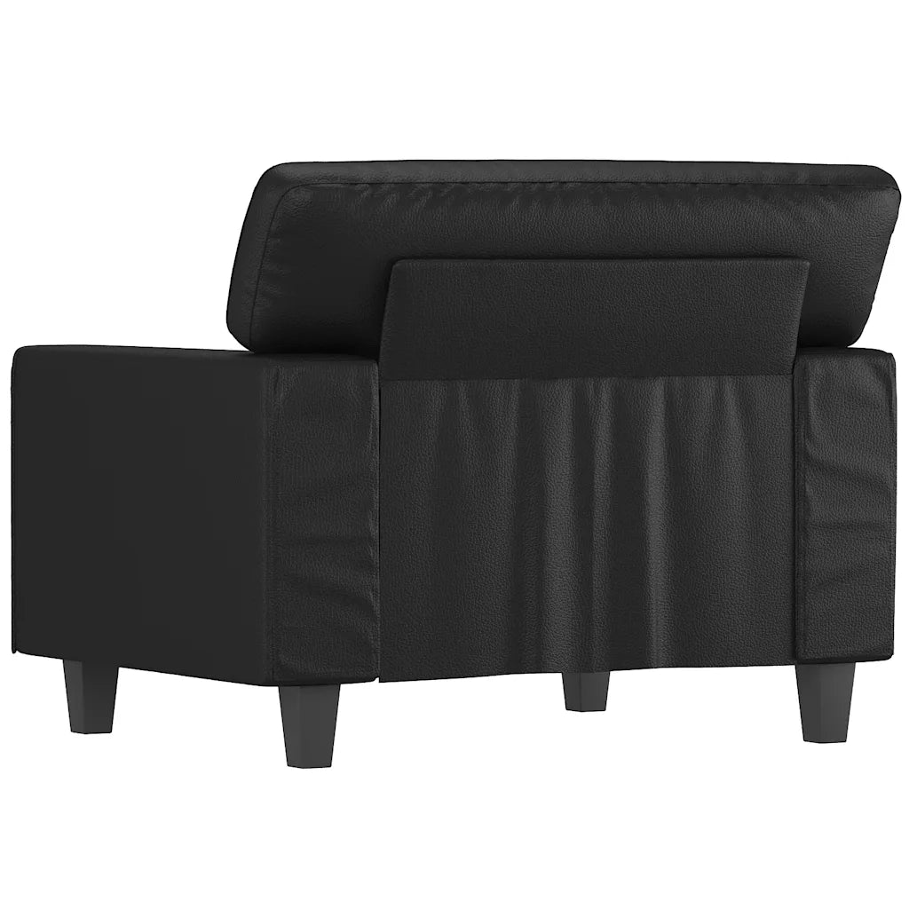 Poltrona Nera 60 cm in Similpelle 359407