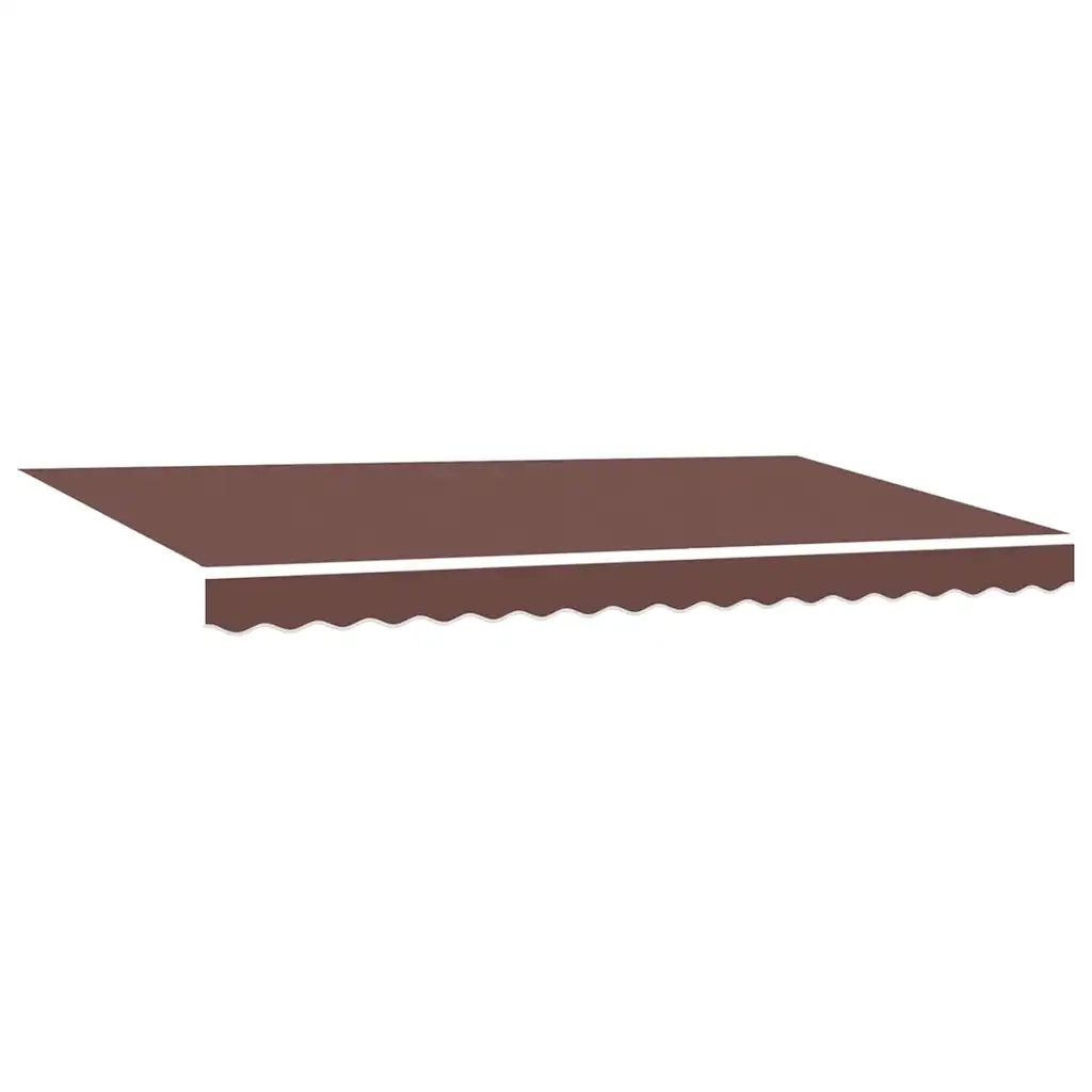 Tenda Retrattile Marrone 400 x 200 cm Tessuto 3329821