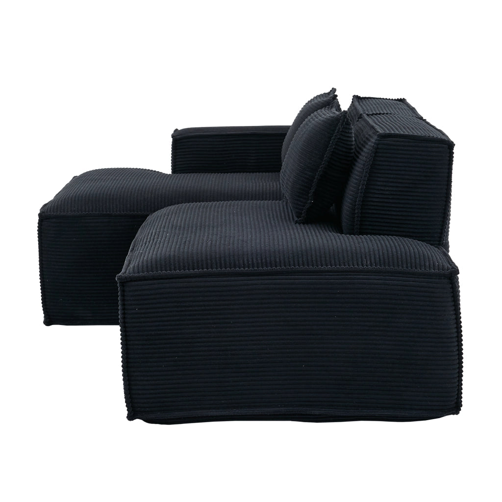 Divano 2 Posti con Cuscini ¨C MINIMAL ¨C Tessuto, 235 cm