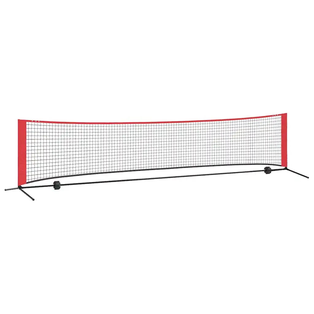 Rete da tennis Nero e Rosso 396 x 92 x 87 cm Poliestere CFW4712104