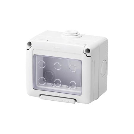 CONTENITORE DA PARETE PER APPARECCHI IP55 'EASY' 3 Posti - EC ELETTROCANALI
