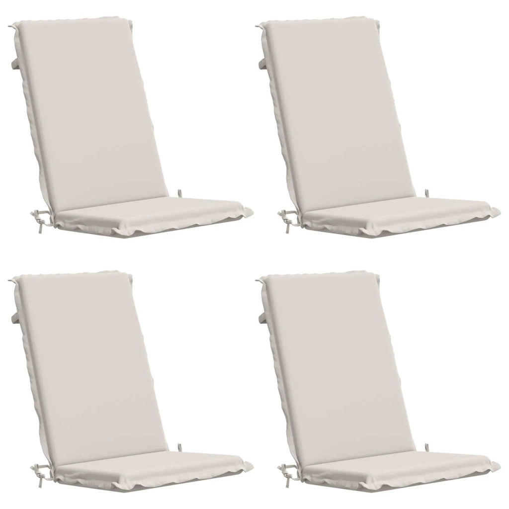 Cuscini Bhair Alto Schienale in 4 Pezzi GEMERT 4 pcs Bianco 945871
