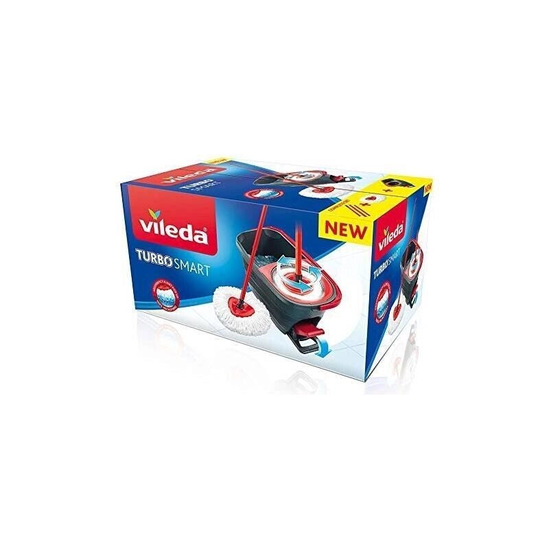 VILEDA TURBO SMART SISTEMA LAVAPAVIMENTI ROTANTE CON MANICO E SECCHIO