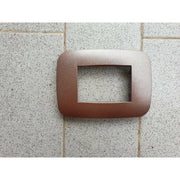 Trade Shop - Placca Placchetta Placchette Compatibili Per Serie Axolute Bticino Colorate Fori - Rame -3 Fori     -