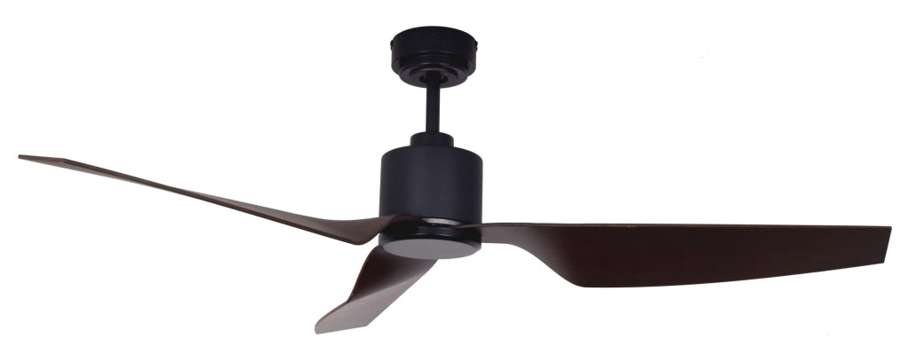 Vam Ventilatore da soffitto a risparmio energetico FACTORY Wi-Fi nero 127 cm telecomando 6 velocità