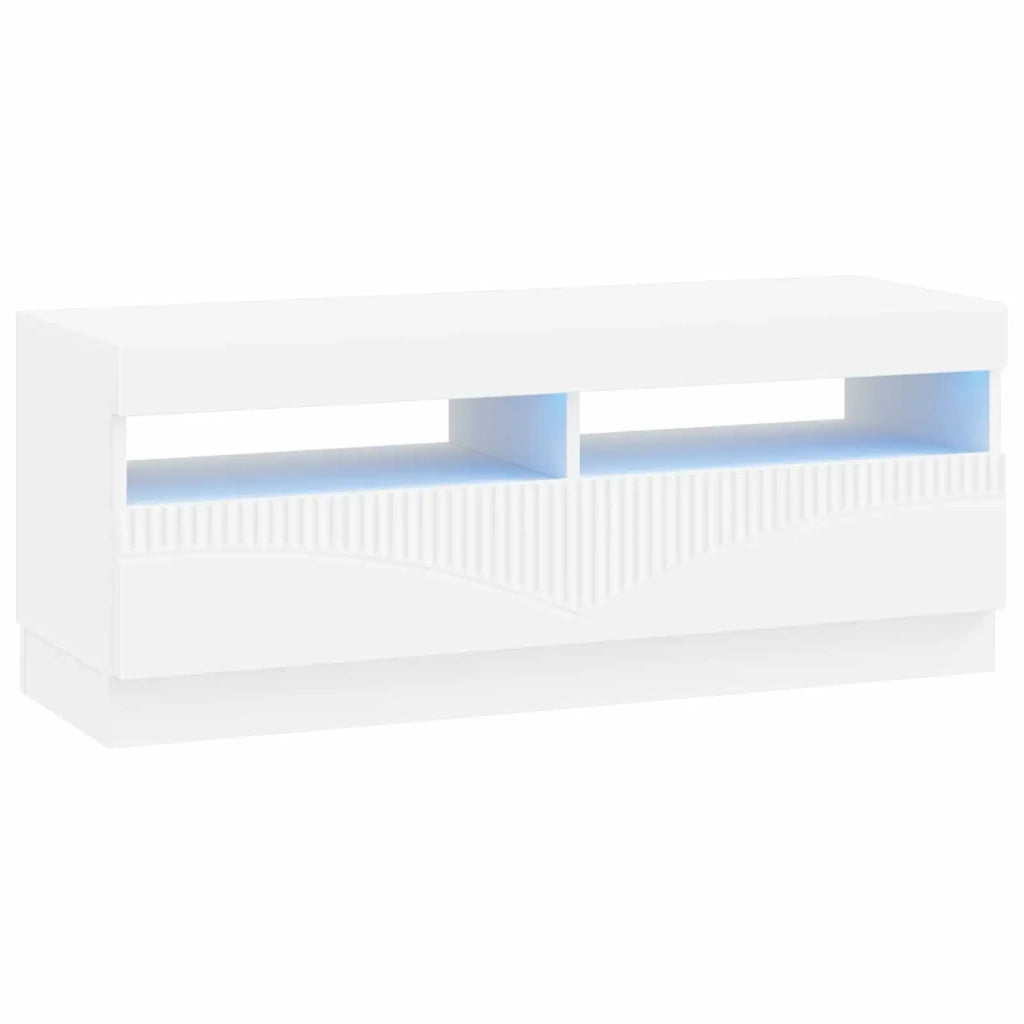 Mobile TV LED Bianco Legno ingegnerizzato 897425