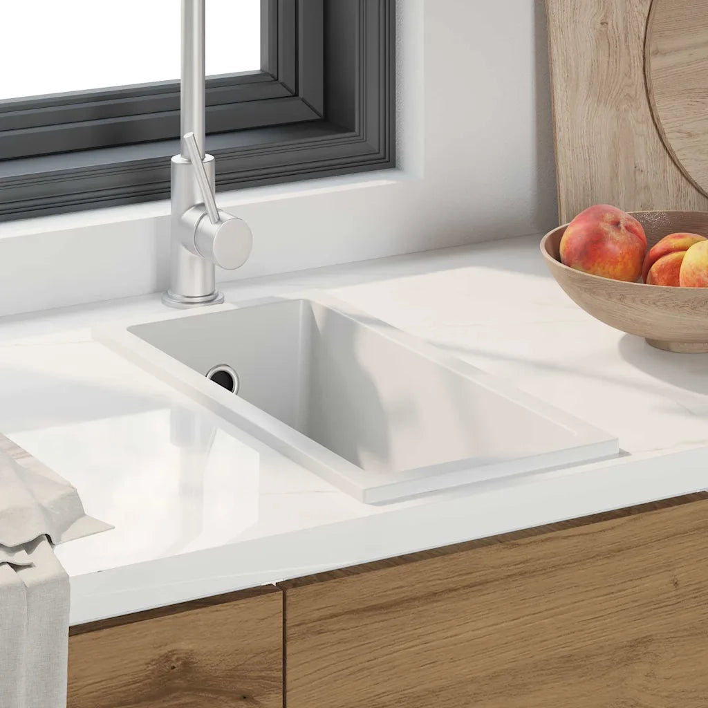 Lavello da cucina Bianco 21 x 44 x 14 cm Granito 4012358