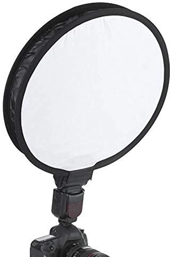 Diffusore Softbox 40 cm - Portatile - Ripiegabile - Sferico - Per flash per fotocamera - Diffusore per flash