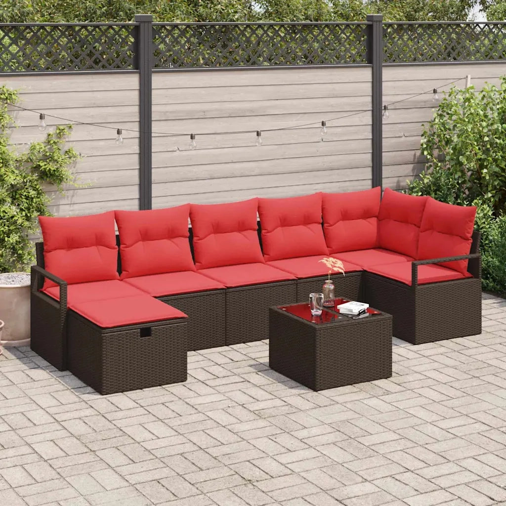 Set di divani con cuscino 5 pcs polyrattan 3360545