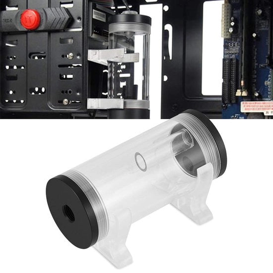 Sistema di Raffreddamento Liquido per PC, Reservorio 50mm di Diametro, 110mm, Kit di Radiatore Liquido G1-4, Flessibile, Silenzioso