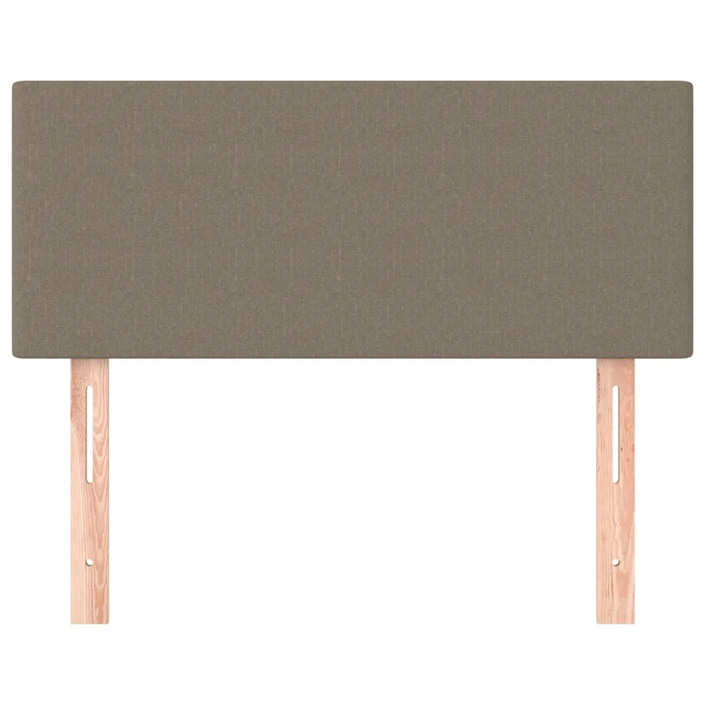 Testiera-Testata-Testiera Decorativa Tortora 90x5x78/88 cm in Tessuto 694465