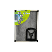 ZANZARIERA FINESTRA CON GATTAIOLA 90X65 COLOR ARGENTO BAZAR DERBY