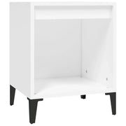 Comodino | Armadio da Notte | Mobiletto da notte Bianco 40x35x50 cm