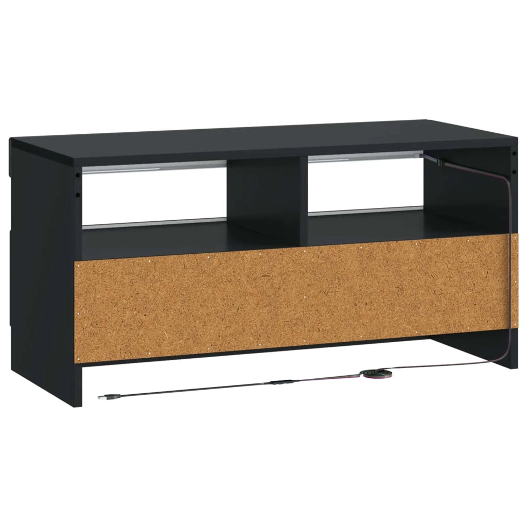Mobile TV LED Nero Legno ingegnerizzato 897876