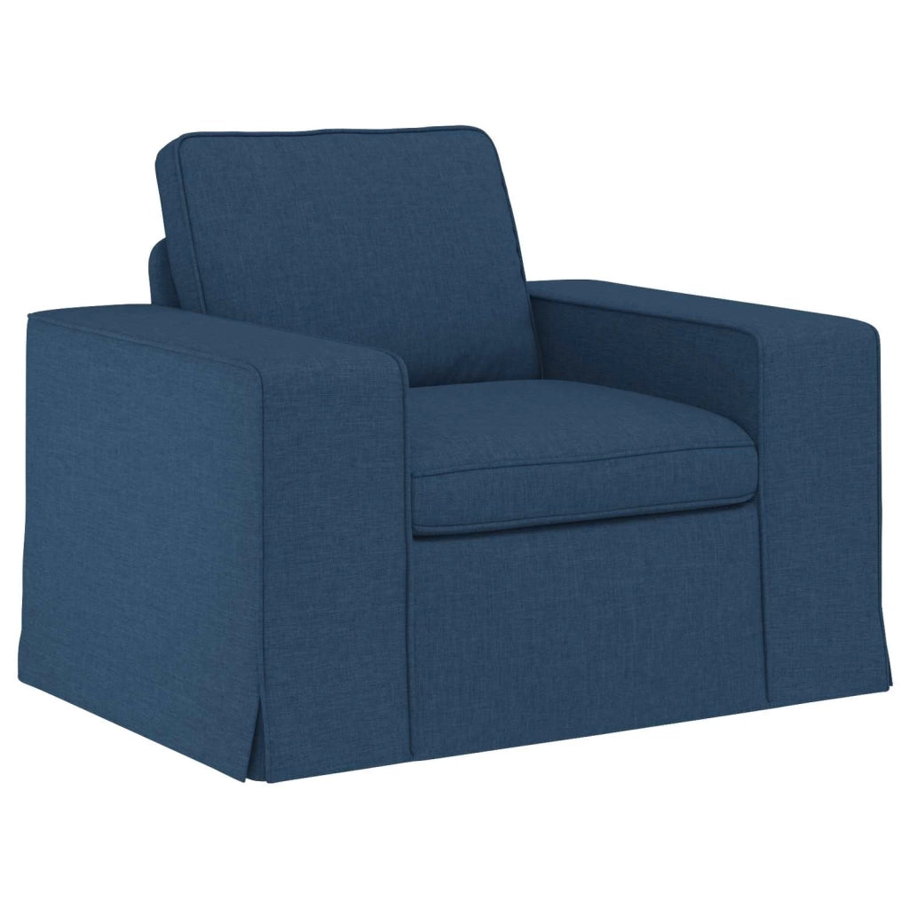 Set di divani 2 pcs Blu 222 x 80 x 82 cm Tessuto 3407594