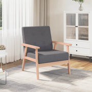Poltrona Grigio Scuro in Tessuto 244651