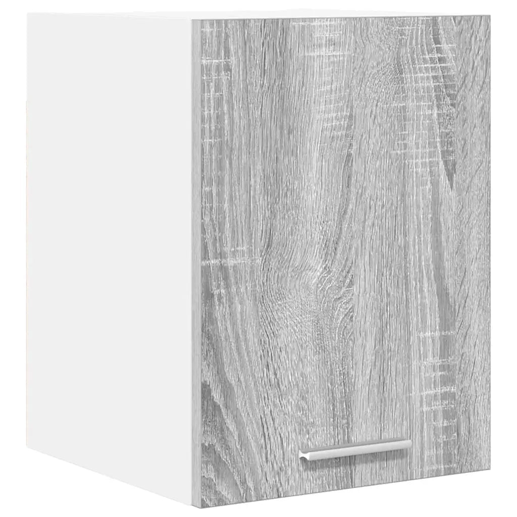Armadio pensile Grigio Sonoma e Bianco 30 x 31 x 40 cm 884124