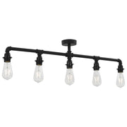 Lampadario Nero per 5 Lampadine E27 281629