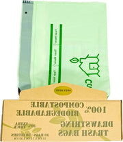 Sacchi di Rifiuti Compostabili - 6L/10L/30L - Sacchi per Rifiuti Alimentari - Biodegradabili - Per Piante - Certificato EN13432 - Contenitori per Rifiuti Casa e Cucina