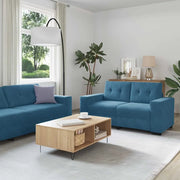 Set di divani 3 pcs Blu 221 x 80 x 80 cm Velluto 3324648
