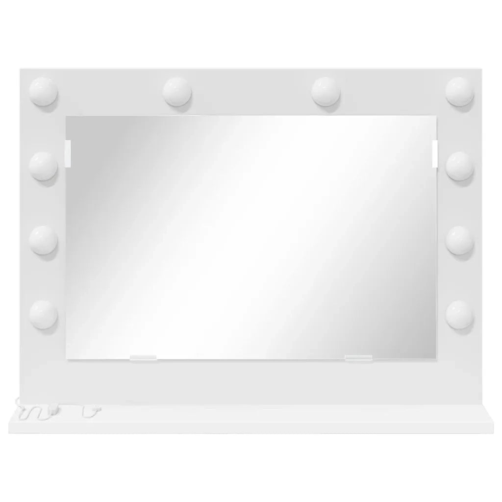 Specchio da Vanit¨¤ Rettangolare Bianco 60 x 45 x 18 cm