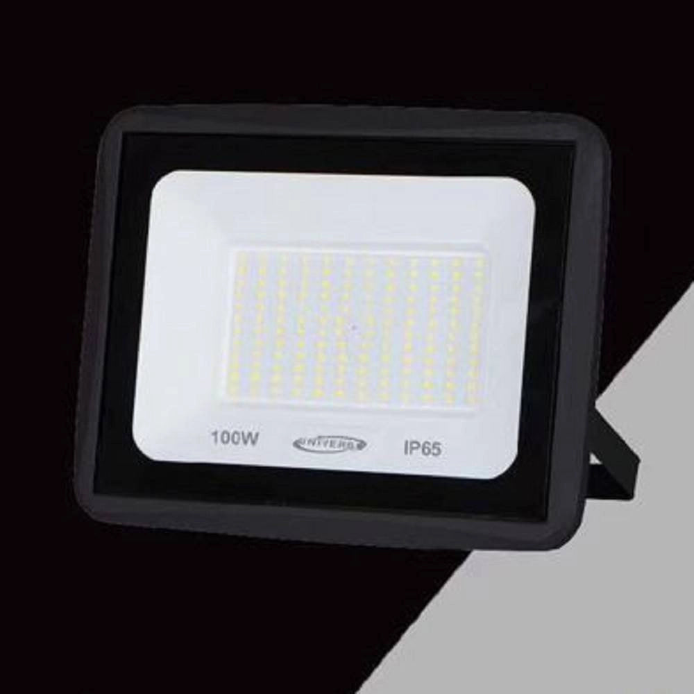Trade Shop - Faretto Led Faro 100watt 9000lm Ip65 Nero Luce Calda Naturale Fredda Ek02-100w-n -