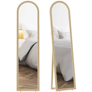 Specchio a parete ¨C Minimal ¨C effetto pietra 40x160 cm beige
