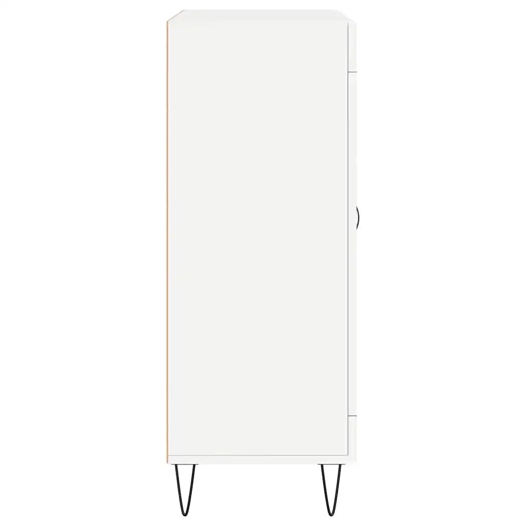Credenza | Madia | Buffet da pranzo | Armadio da pranzo Bianca 69,5x34x90 cm in Legno Multistrato