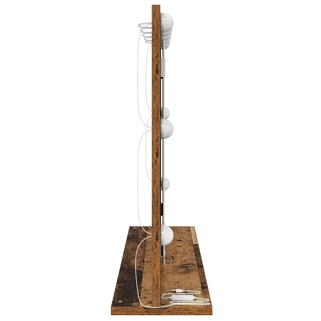 Specchio da Vanit¨¤ Rettangolare Legno vecchio 80 x 55 x 18 cm