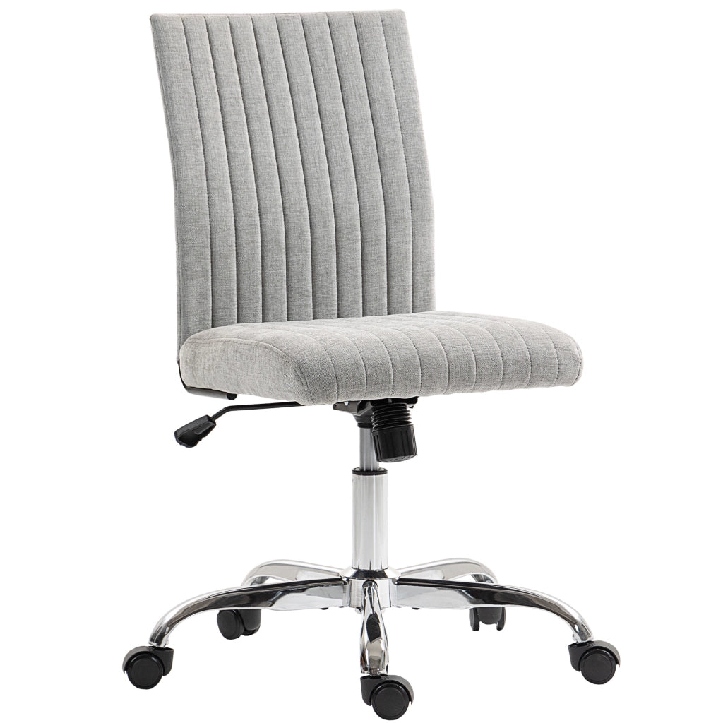 Sedia da Ufficio Regolabile ¨C Minimal ¨C Grigio Tessuto