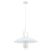 Lampada a sospensione Alfa Chee bianca 1 luce E27 60W