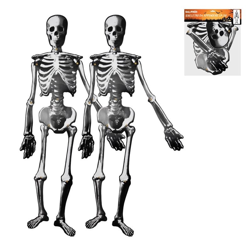 SCHELETRO HALLOWEEN 2PZ DA APPENDERE CM.130