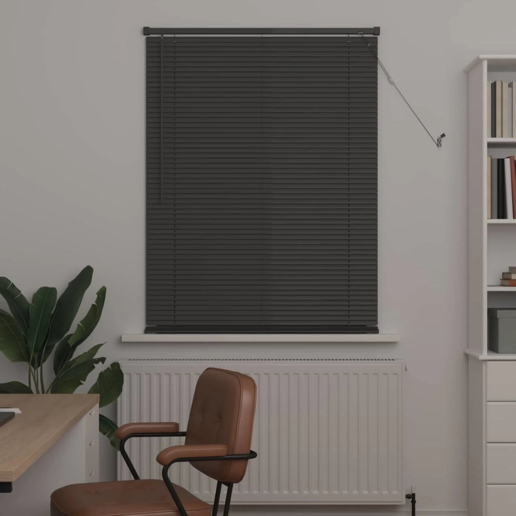 Tenda Veneziana Grigio Argento 150 x 90 cm PVC 42003685