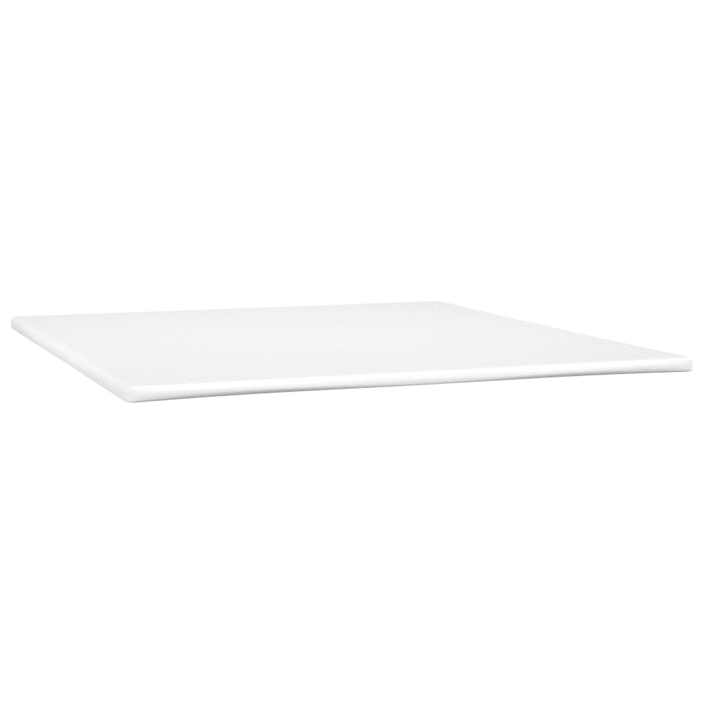 Letto a Molle Materasso e LED MarroneScuro 180x200cm in Tessuto 3135296