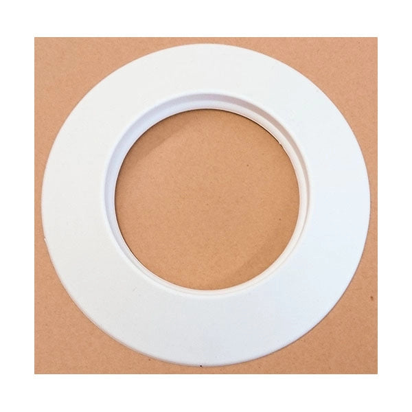 Rosone bianco in silicone DN  80 mm  d. esterno  140 mm.  canna fumaria pellet