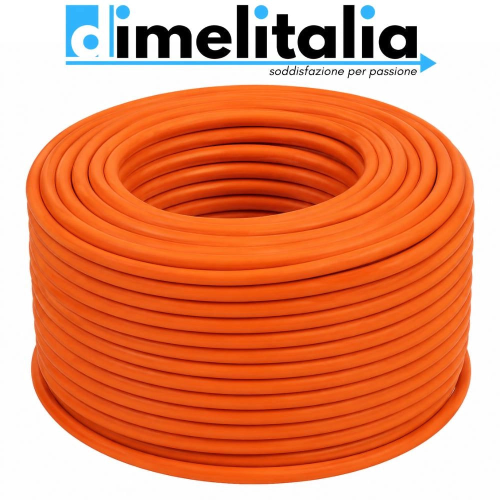 Cavo fror multipolare flessibile antifiamma arancio gommato per impianti *** lunghezza metri 10, sezione conduttore 2...