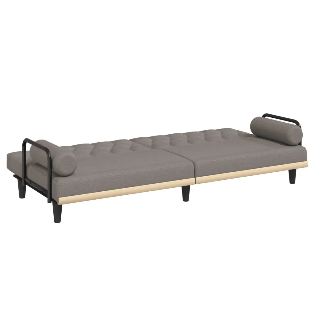 Divano letto | Sof¨¤ letto | Letto singolo con Braccioli Tortora in Tessuto