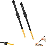 2 paia di bastoncini di silicone extra lunghi - ideali per hotpot, frittura, grigliatura e noodles - 307 cm