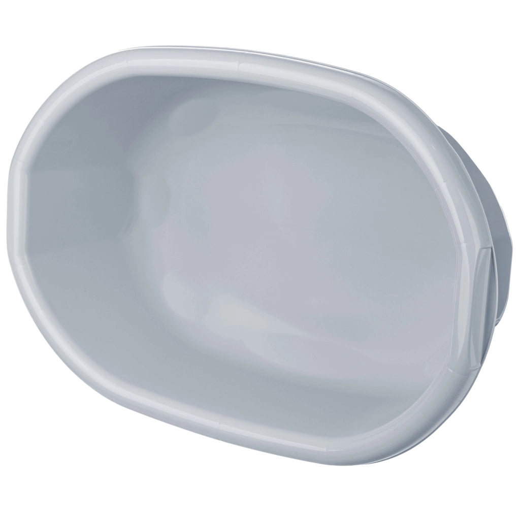 Bacinella per bucato in plastica KADAX, ovale, da 30 litri, con manici.