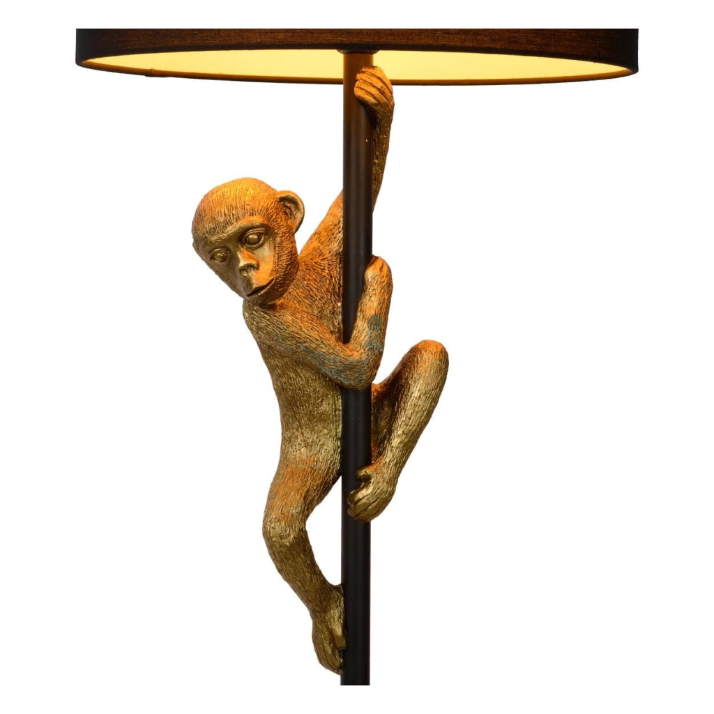 Lampada da terra Lucide Extravaganza Chimp E27 nera