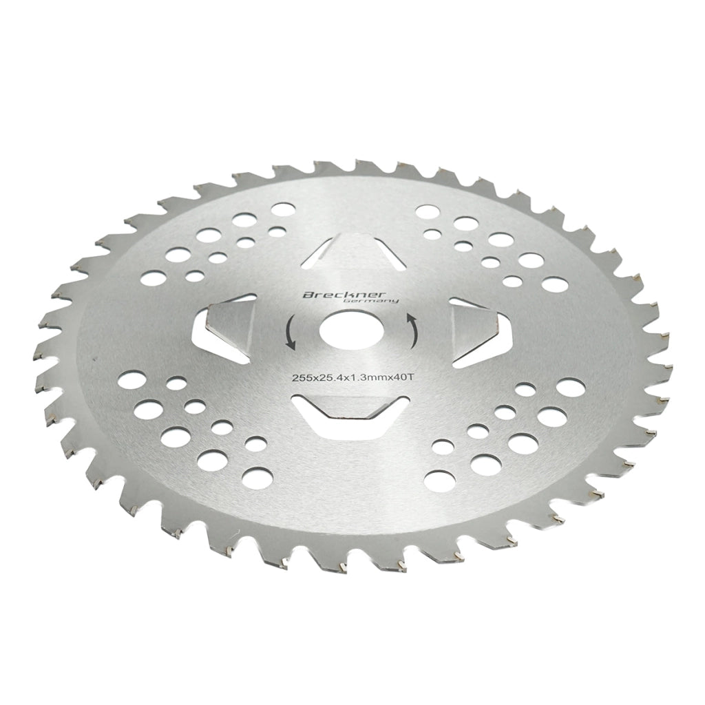 Disco circolare vidia 255x25.4x1.3mm, 40 denti per decespugliatore a spalla Breckner Germany