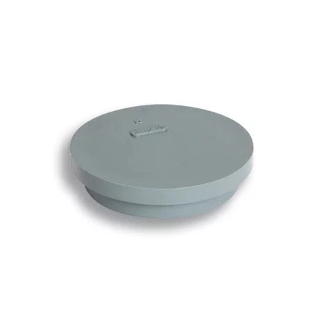 TAPPO DI CHIUSURA IN PVC GRIGIO- D. 40 - H.20 mm- NICOL- pezzi 1